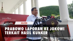 Prabowo Temui Jokowi di Istana, Laporkan Hasil Kunjungan Kerja