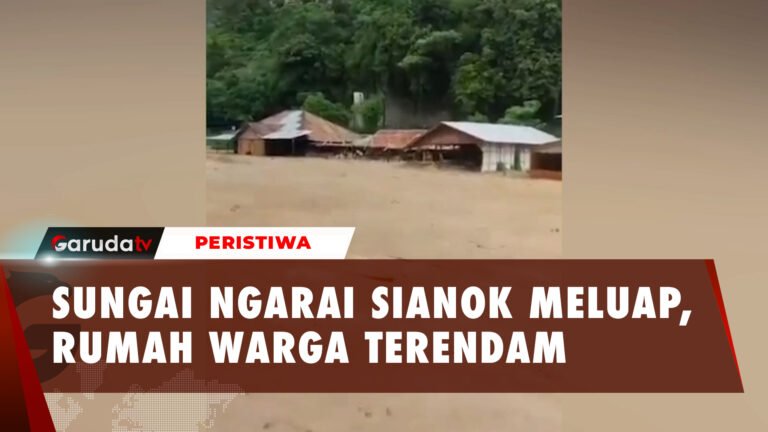 Air Rendam Rumah Warga Sampai Atap Imbas Meluapnya Sungai Ngarai Sianok