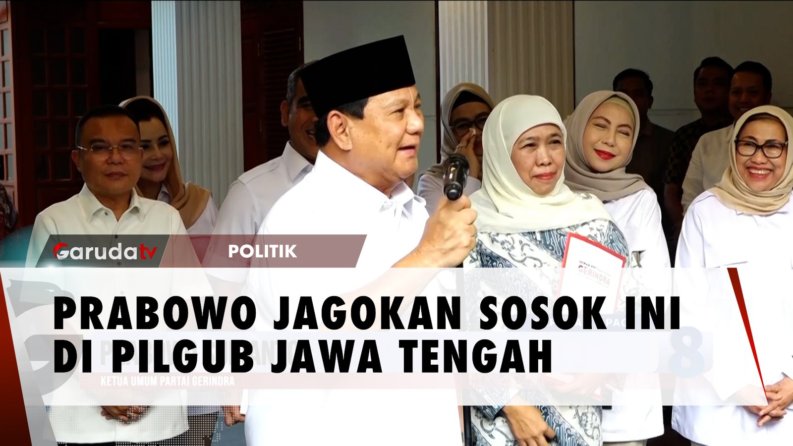 Soal Kandidat yang Maju Pilgub Jawa Tengah, Prabowo: Tunggu Waktunya
