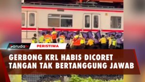 Vandalisme Makin Meresahkan! Gerbong KRL Jadi Sasaran