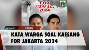 xKaesang Digadang Bakal Maju Pilgub Jakarta 2024, Ini Kata Warga