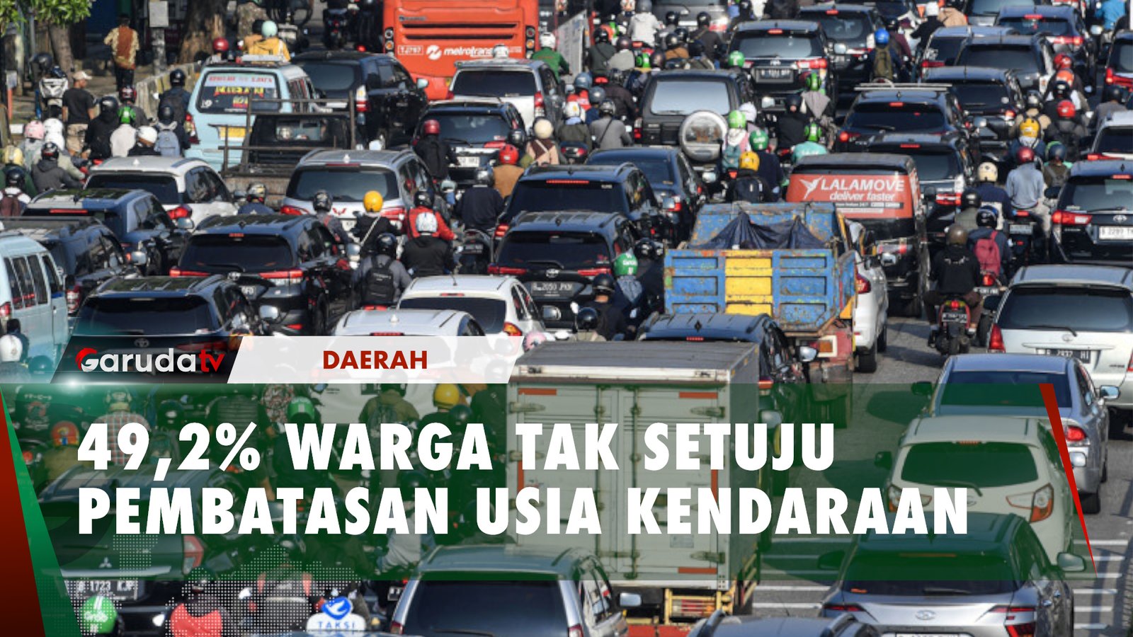 Mayoritas Warga Tidak Setuju Pembatasan Usia Kendaraan