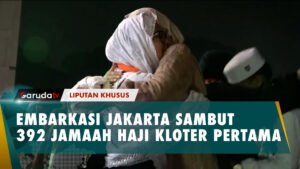 Kemenag Sambut kedatangan Jamaah Haji Kloter Pertama di Asrama Pondok Gede