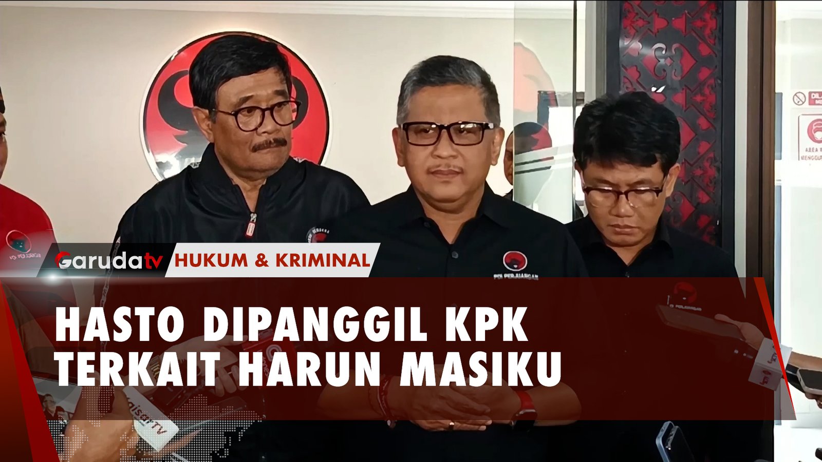 Sekjen PDIP, Hasto Kristiyanto Dipanggil KPK soal Harun Masiku