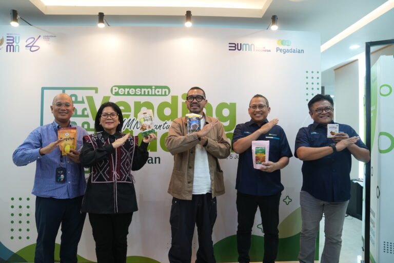 Inovasi Terbaru, PT Pegadaian Luncurkan Vending Machine untuk Dukung UMKM Berkembang Pesat