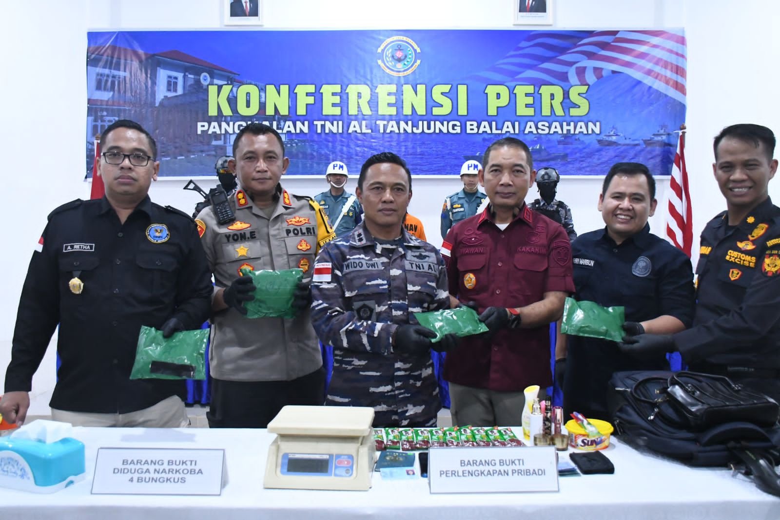 TNI AL Gagalkan Penyelundupan Narkoba Jaringan Internasional