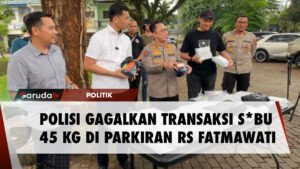 POLISI GAGALKAN TRANSAKSI SABU_45 KG DI PARKIRAN RS FATMAWATI