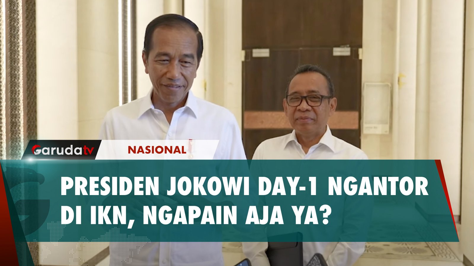 Perdana! Hari Pertama Presiden Jokowi 'Ngantor' di IKN