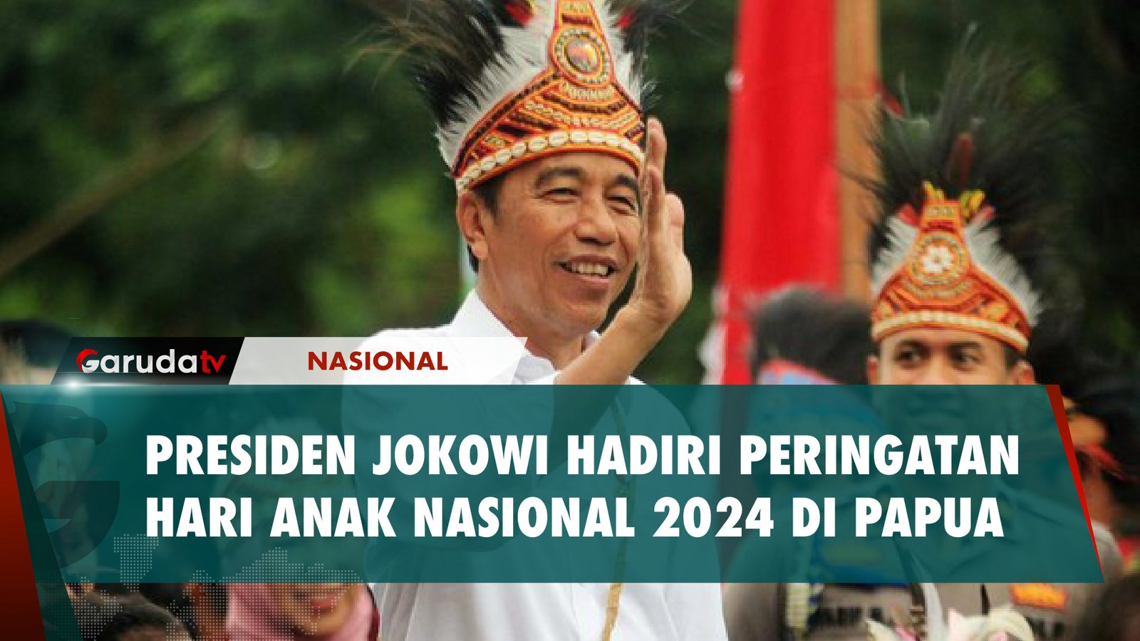 PRESIDEN JOKOWI HADIRI PERINGATAN HARI ANAK NASIONAL 2024 DI PAPUA