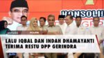LALU IQBAL DAN INDAH DHAMAYANTI TERIMA RESTU DPP GERINDRA