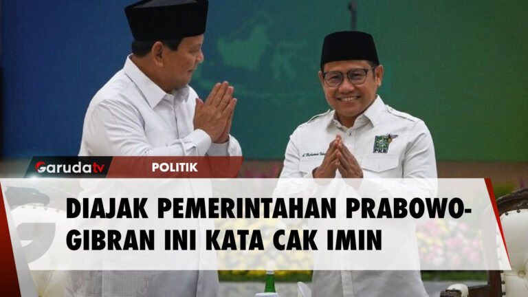 Diajak Gabung Pemerintahan Prabowo-Gibran, Jawaban Cak Imin Diluar Dugaan!