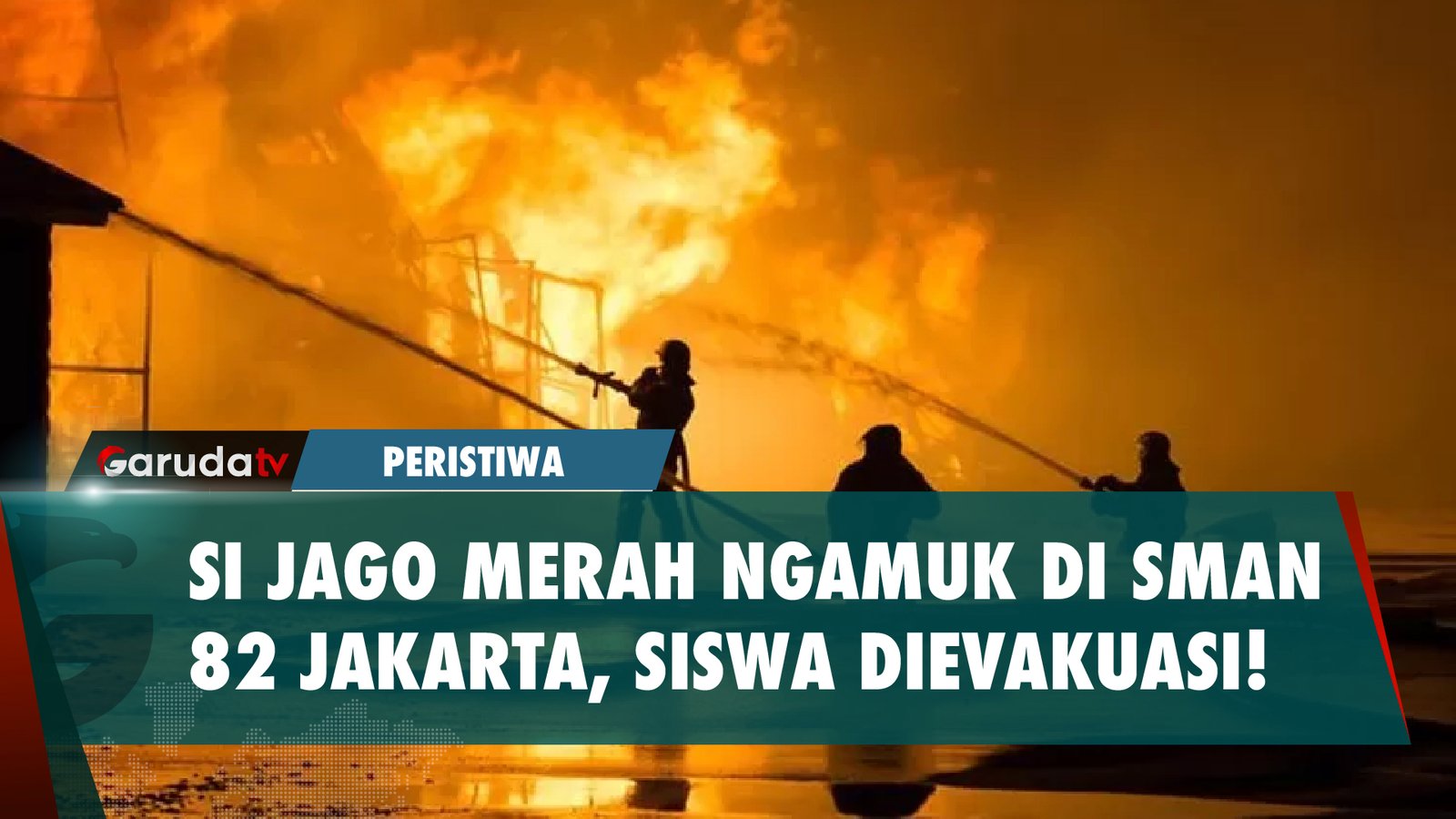 Si Jago Merah Ngamuk di SMAN 82 Jakarta! Siswa Dievakuasi