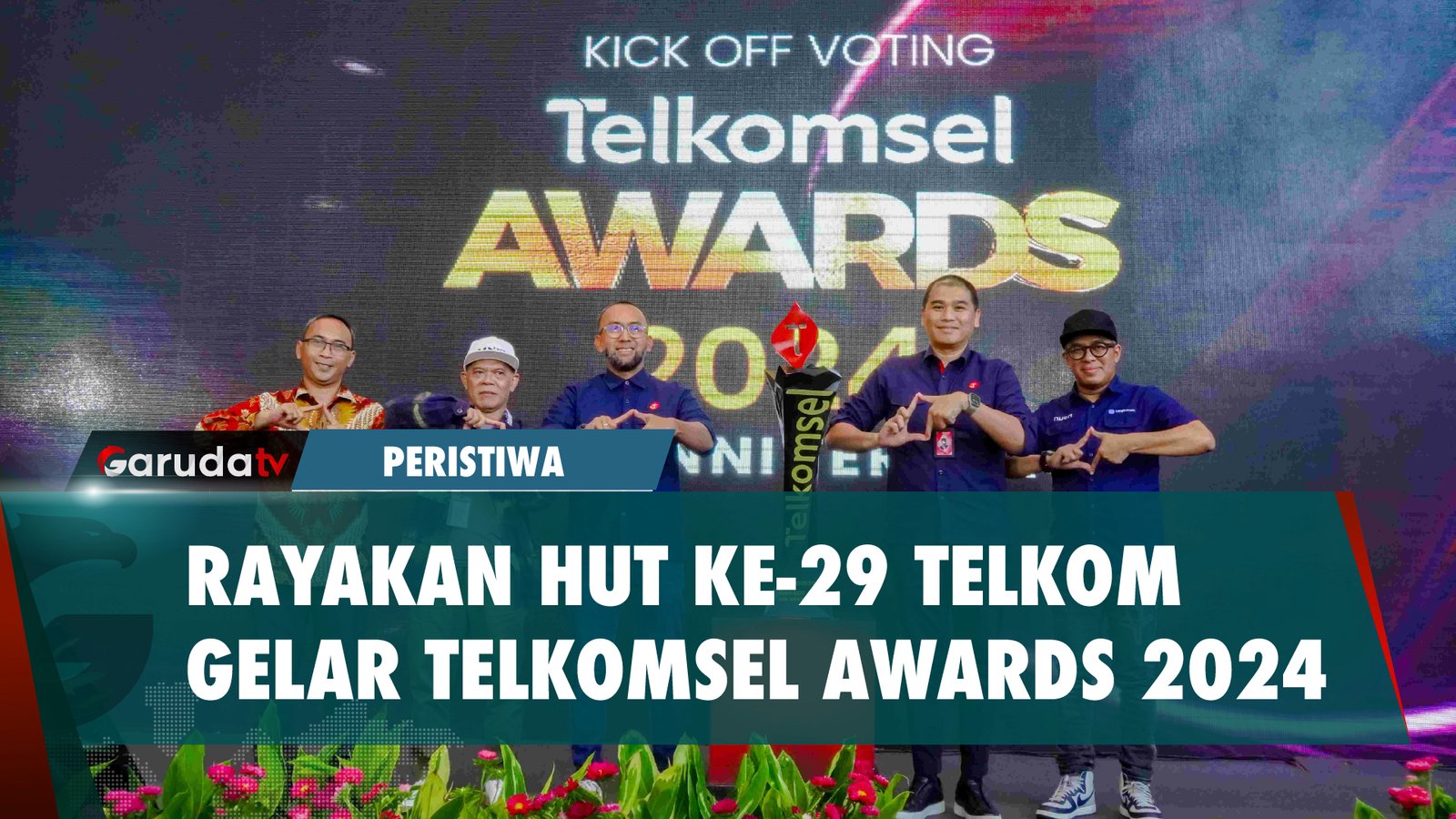 RAYAKAN HUT KE-29 TELKOM GELAR TELKOMSEL AWARDS 2024