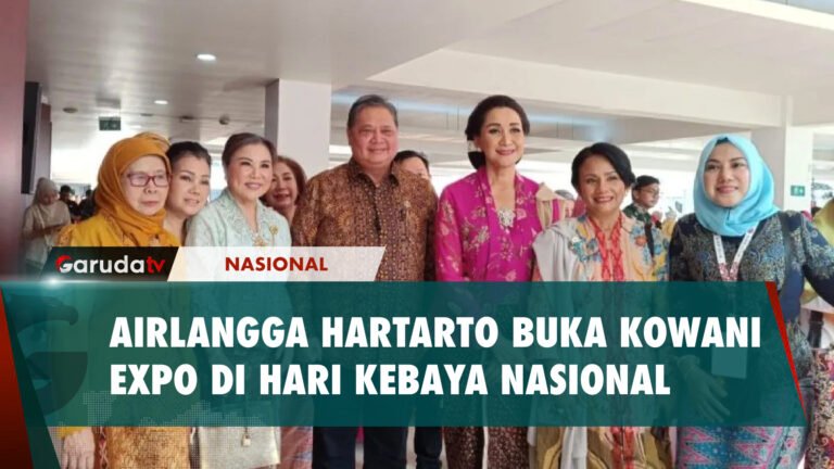 Airlangga Hartarto buka Kongres Wanita Indonesia di Hari Kebaya Nasional