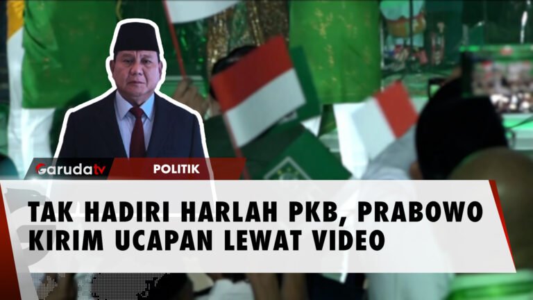 Momen Ketum Gerindra Prabowo Subianto Kirim Ucapan Selamat Harlah untuk PKB
