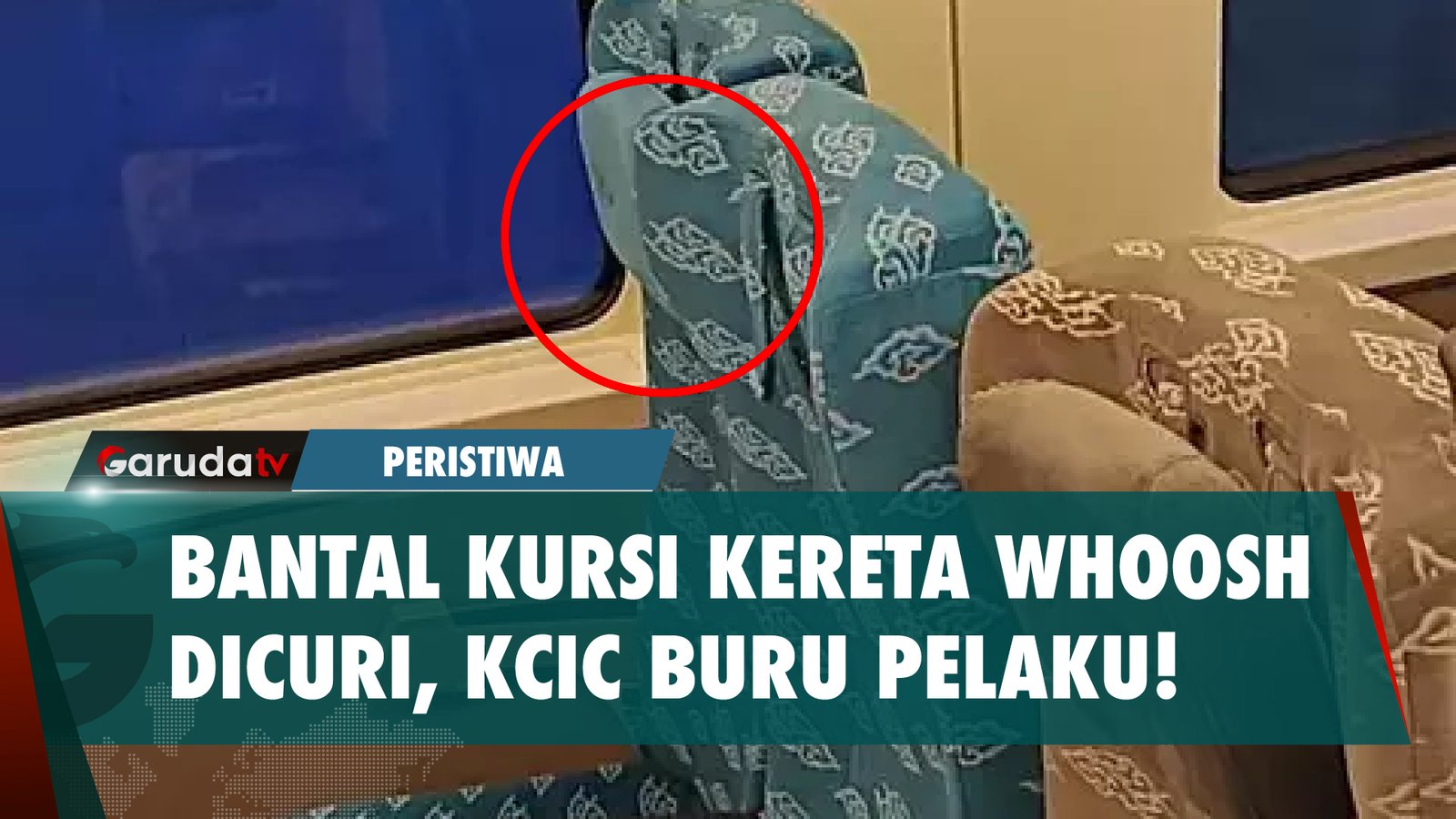 Bantal Sandaran Kereta Cepat Whoosh Hilang Sudah 6 Kali, Terkuak Identitas Pelaku