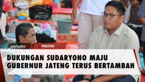 DUKUNGAN SUDARYONO MAJU GUBERNUR JATENG TERUS BERTAMBAH