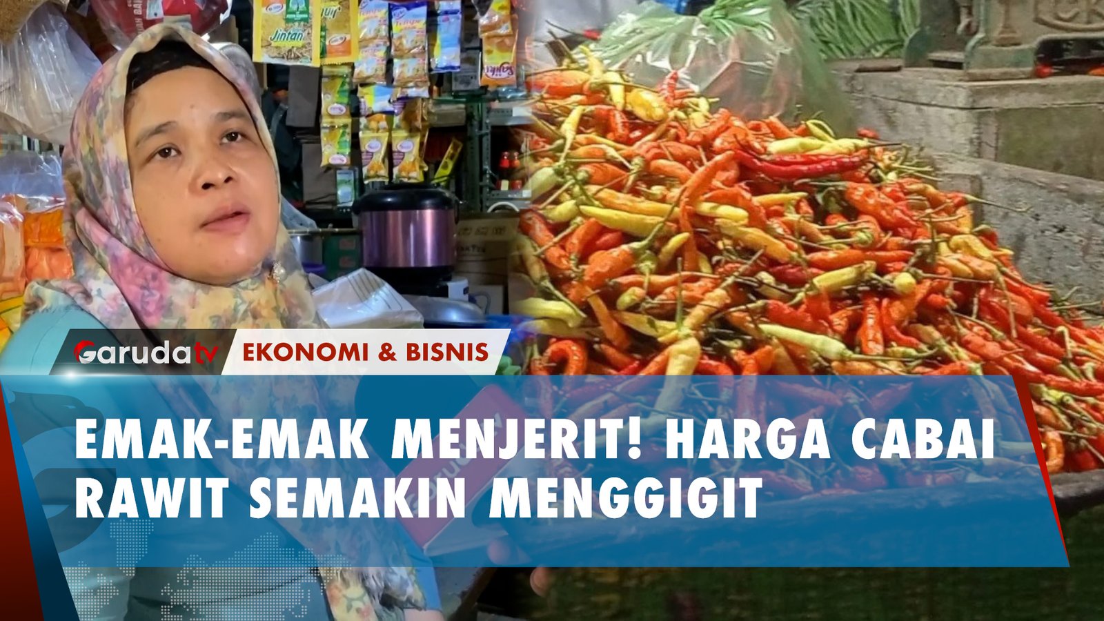 EMAK-EMAK MENJERIT! HARGA CABAI RAWIT SEMAKIN MENGGIGIT