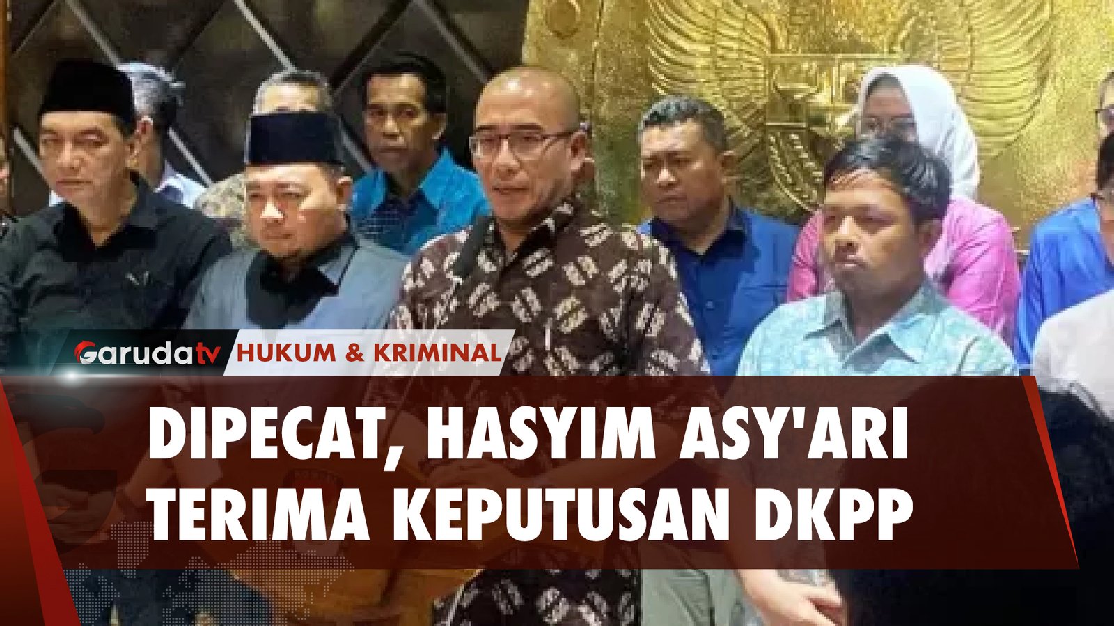 Dalam Konpers Hasyim Asy'ari Terima Keputusan DKPP