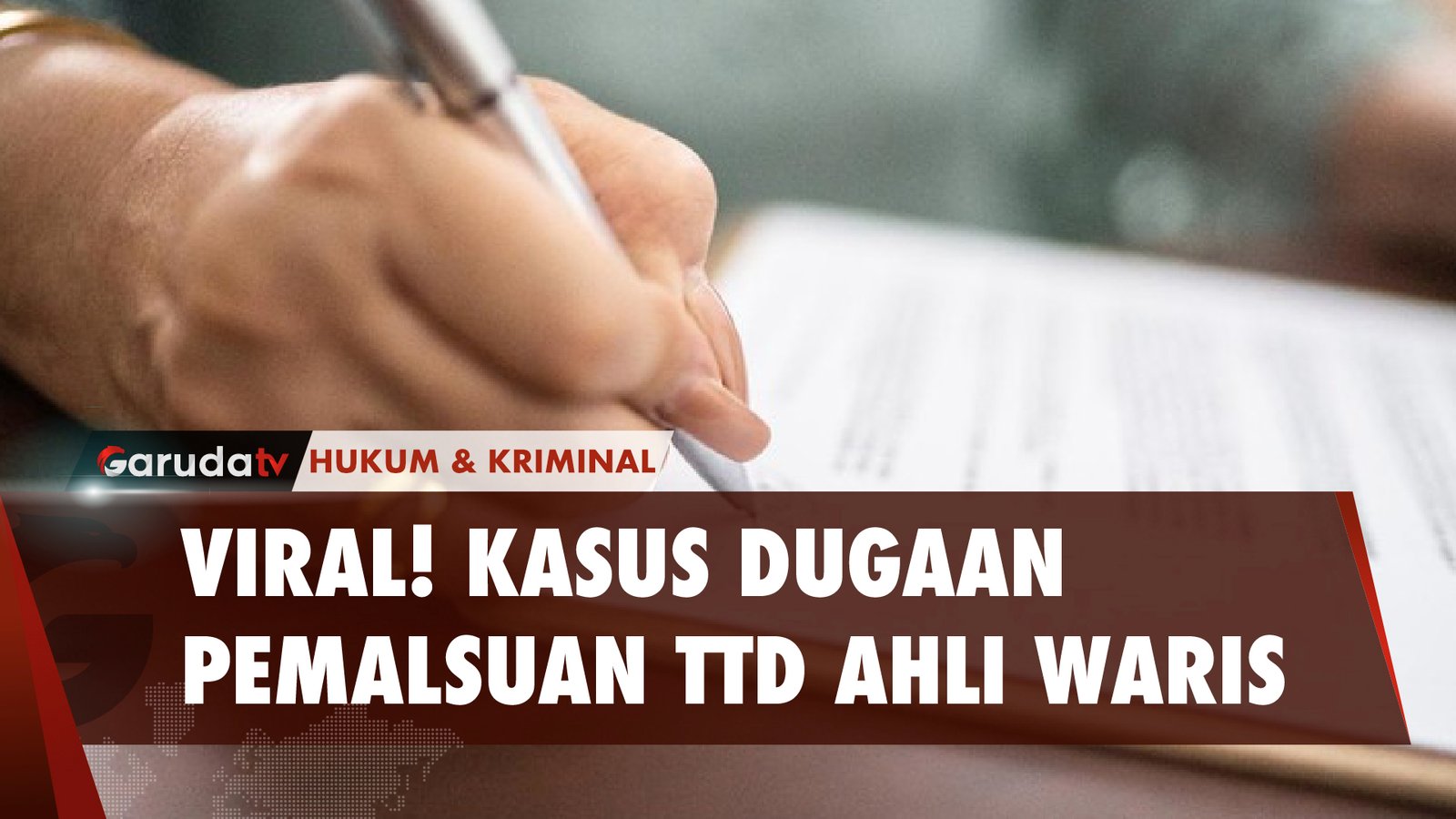Kasus Dugaan Pemalsuan Tanda Tangan Ahli Waris Viral di Media Sosial!