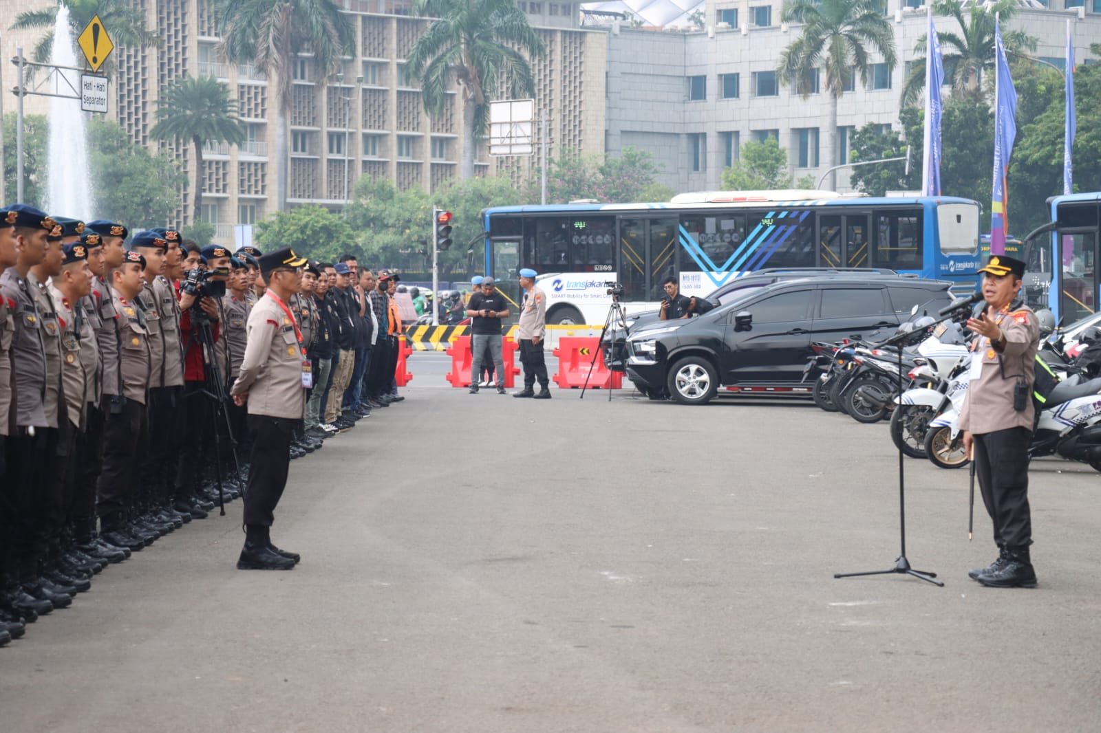 Ribuan Polri Diterjunkan Amankan HUT Bhayangkara