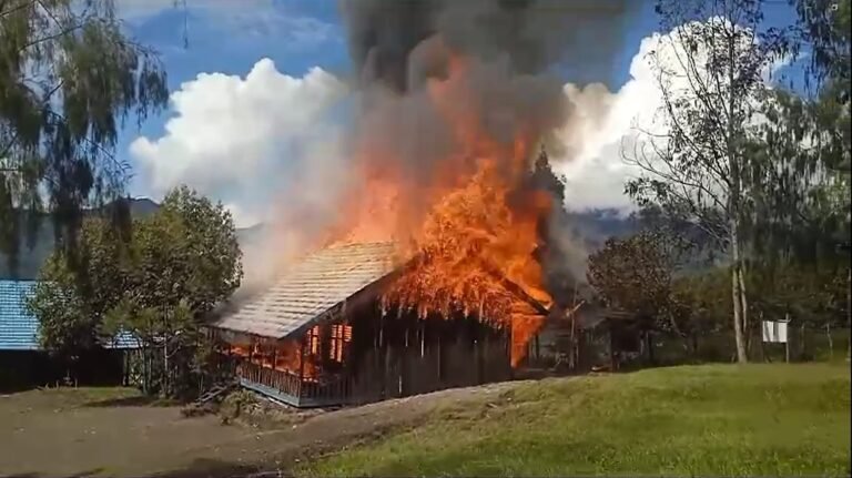 Sadis Gedung Sekolah di Papua Dibakar, Gerombolan OPM Semakin Brutal
