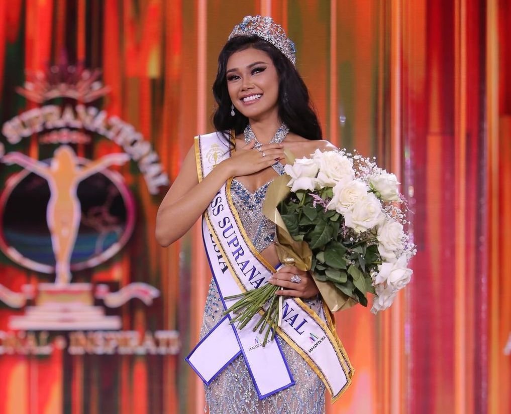 Potret Miss Supranational 2024 Harashta Haifa Zahra Tampil Memukau dengan Gaun Malam