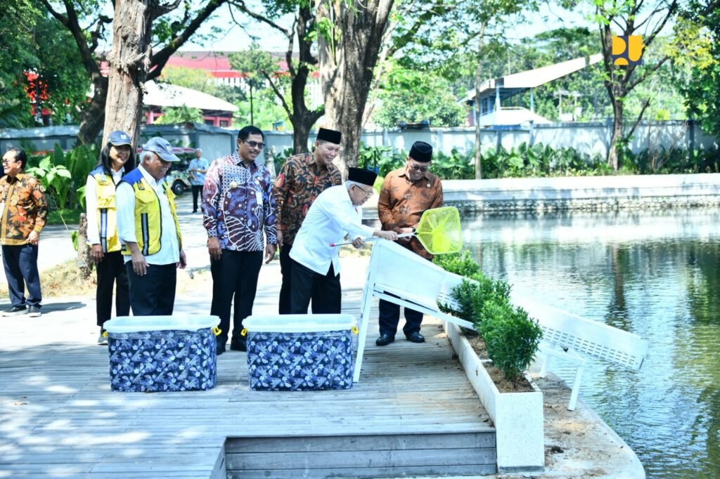 Wapres Ma'ruf Amin Resmikan Penataan Taman Balekambang Surakarta