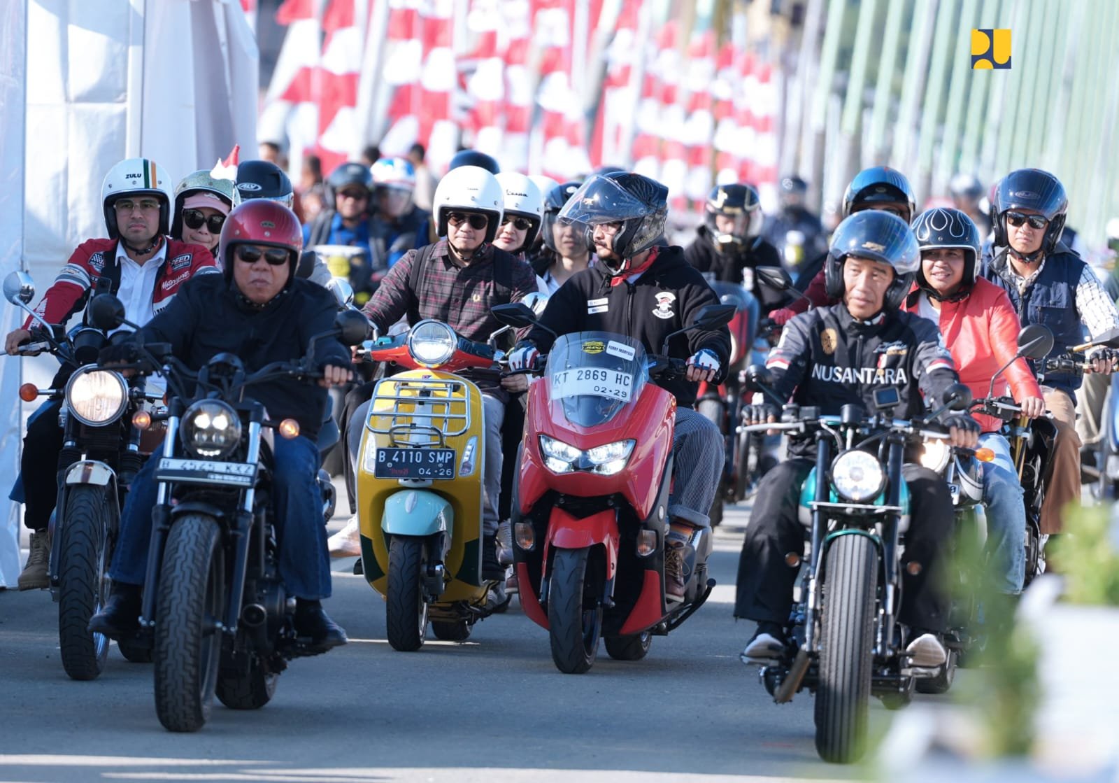 Peresmian Jembatan Pulau Balang dan Jalan Bebas Hambatan Akses IKN oleh Presiden Jokowi