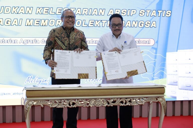 Kemen ATR/BPN Terima Penghargaan Penyelamatan Arsip dari ANRI