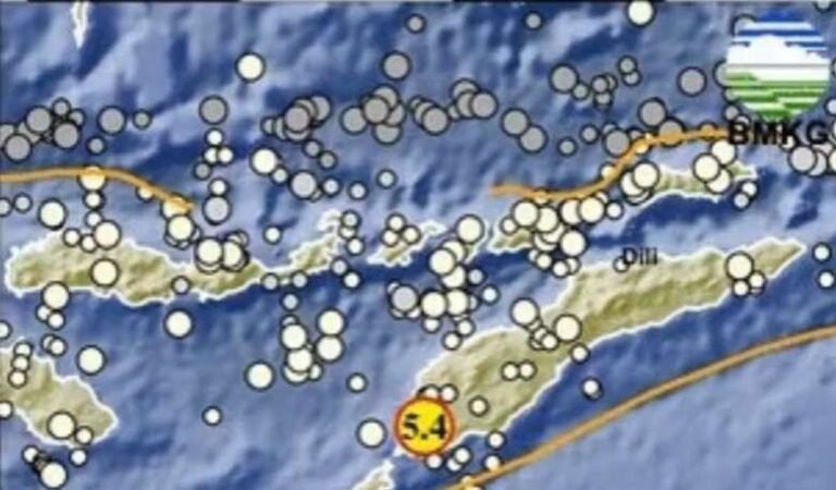 Gempa Magnitudo 5,4 Guncang Kupang, Tidak Berpotensi Tsunami
