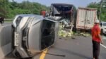 Bus Primajasa Seruduk 8 Kendaraan di Tol Cipularang KM 85, Tiga Orang Luka-luka