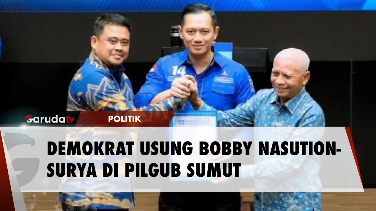 Demokrat Mantap Usung Bobby Nasution-Surya di Pemilihan Gubernur Sumatera Utara