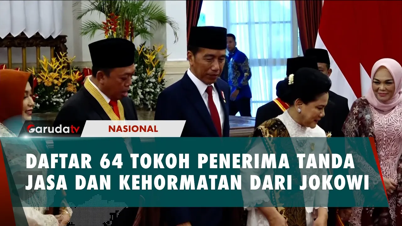 Presiden Jokowi Anugerahkan Tanda Kehormatan kepada 64 Tokoh dalam Peringatan Hari Kemerdekaan ke-79