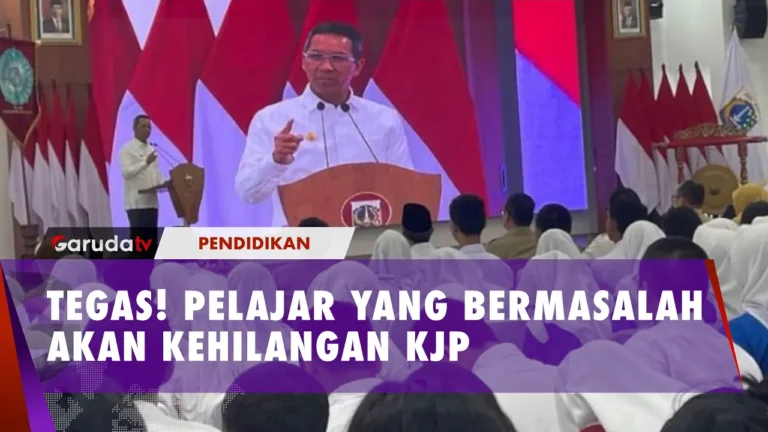 Tegas! Heru Budi Bakal Cabut KJP Pelajar yang Merokok dan Tawuran