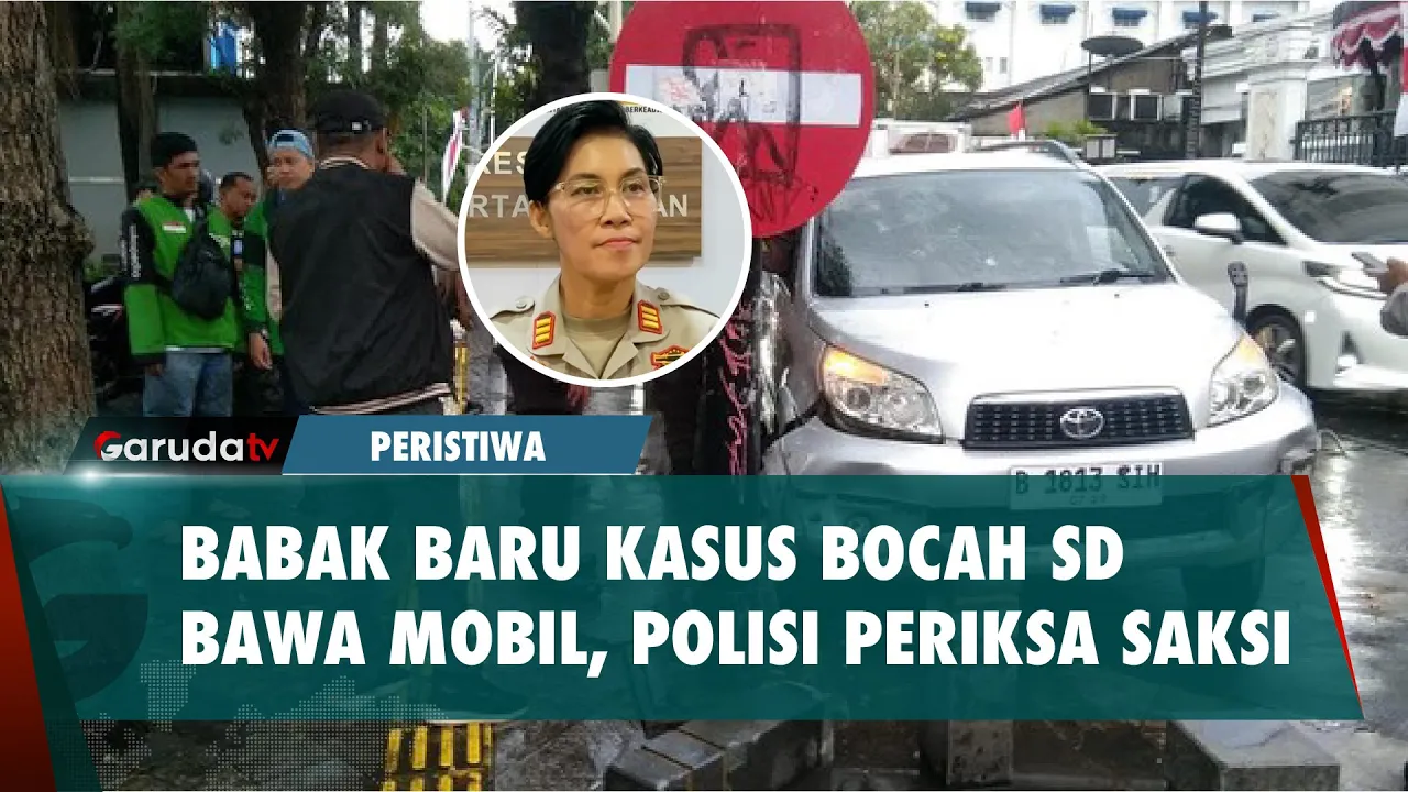 Polisi Mulai Periksa Saksi Siswa SD yang Bawa Kabur Mobil