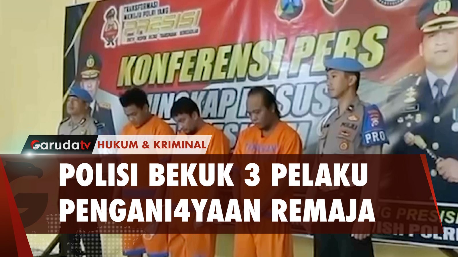 3 Pelaku Penganiayaan Remaja Berhasil Dibekuk Polisi