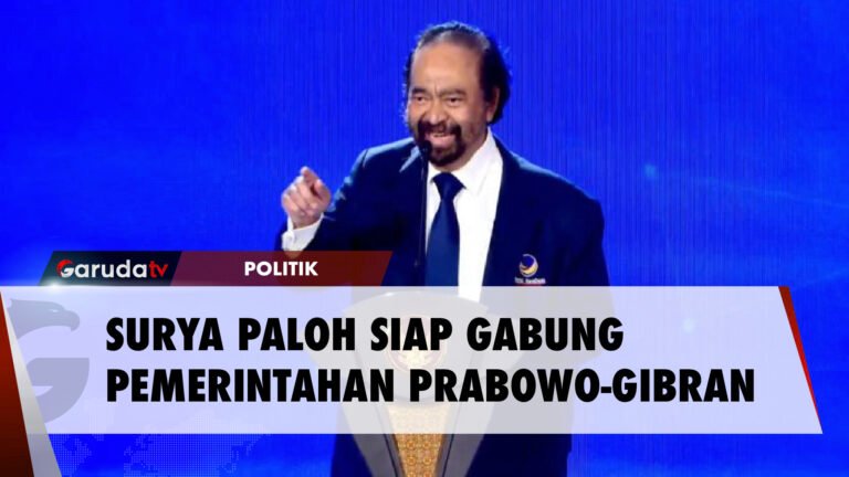 Tegas! Surya Paloh Deklarasikan Dukungan untuk Pemerintahan Prabowo-Gibran