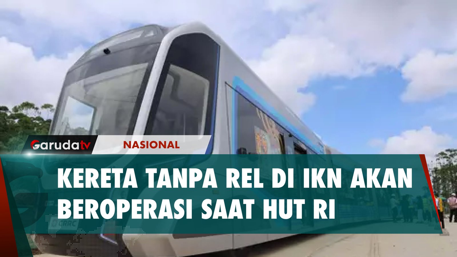 Kereta Tanpa Rel Akan Diuji Coba di IKN Saat HUT ke-79 RI