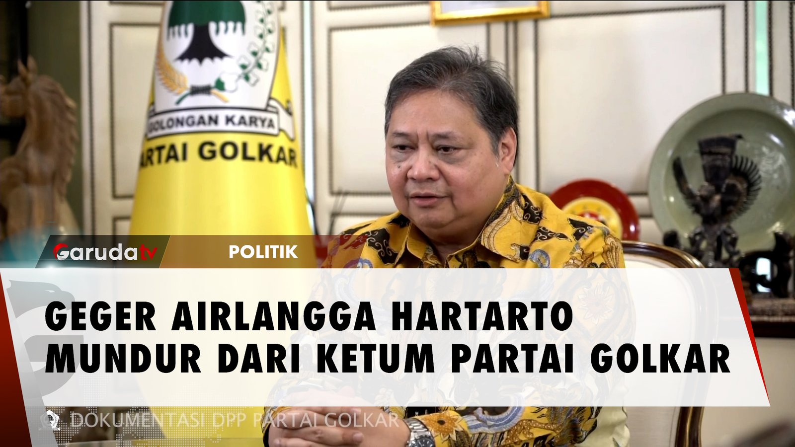 Airlangga Hartarto Resmi Mundur Dari Ketum Partai Golkar, Ini Alasannya
