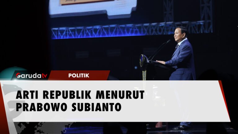 Inilah Makna Republik Dimata Prabowo Subianto