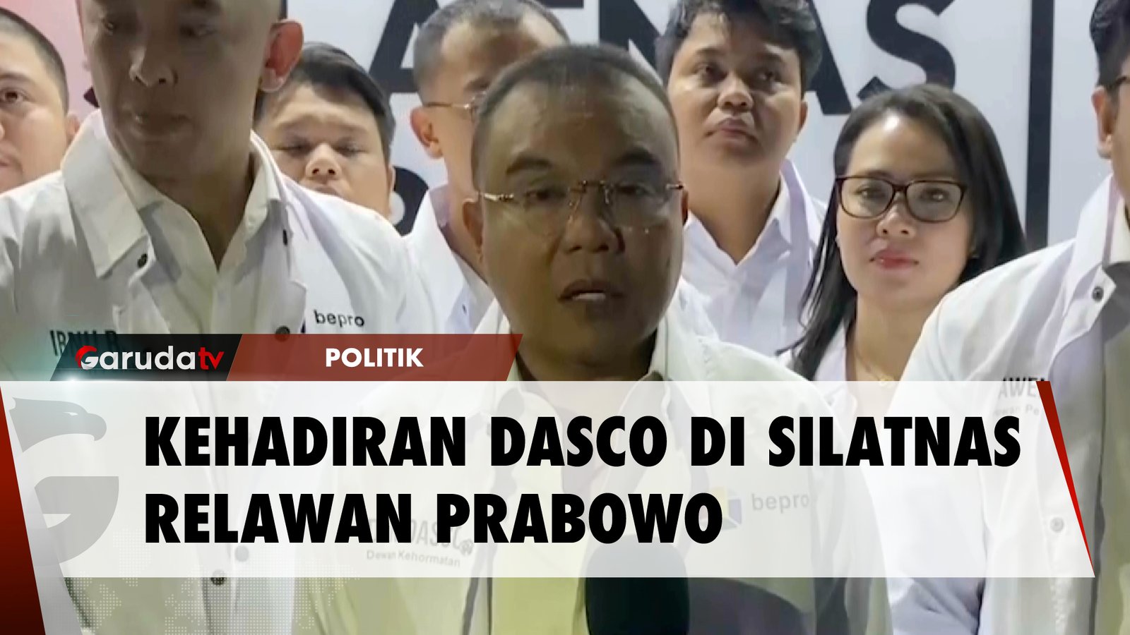 Dasco Hadiri Silatnas Relawan Bersama Prabowo