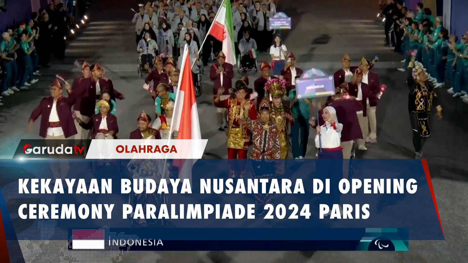 Opening Ceremony Paralimpiade Paris 2024, Indonesia Sajikan Keberagaman Budaya Nusantara