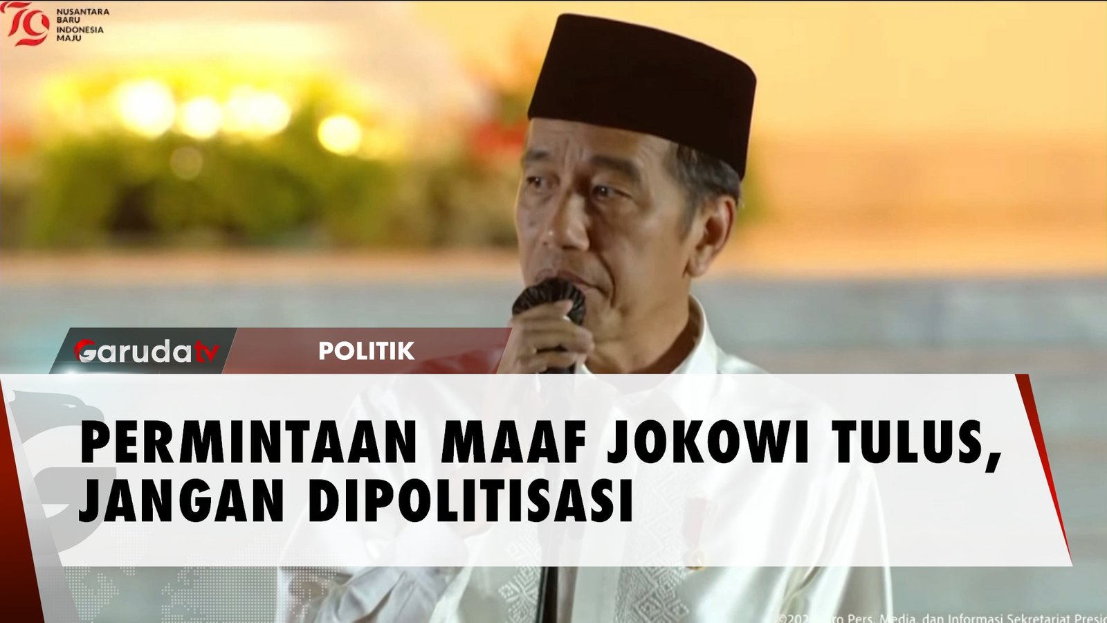 Soal Jokowi Minta Maaf ke Masyarakat, Projo: Jangan Dipolitisasi!