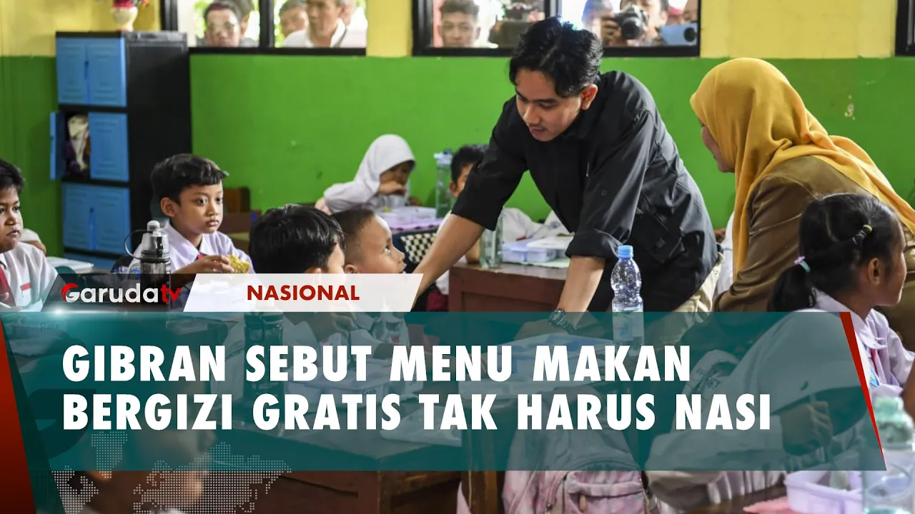 Gibran Rakabuming: Menu Makan Siang Gratis Tak Selalu Nasi, Bisa Mie atau...