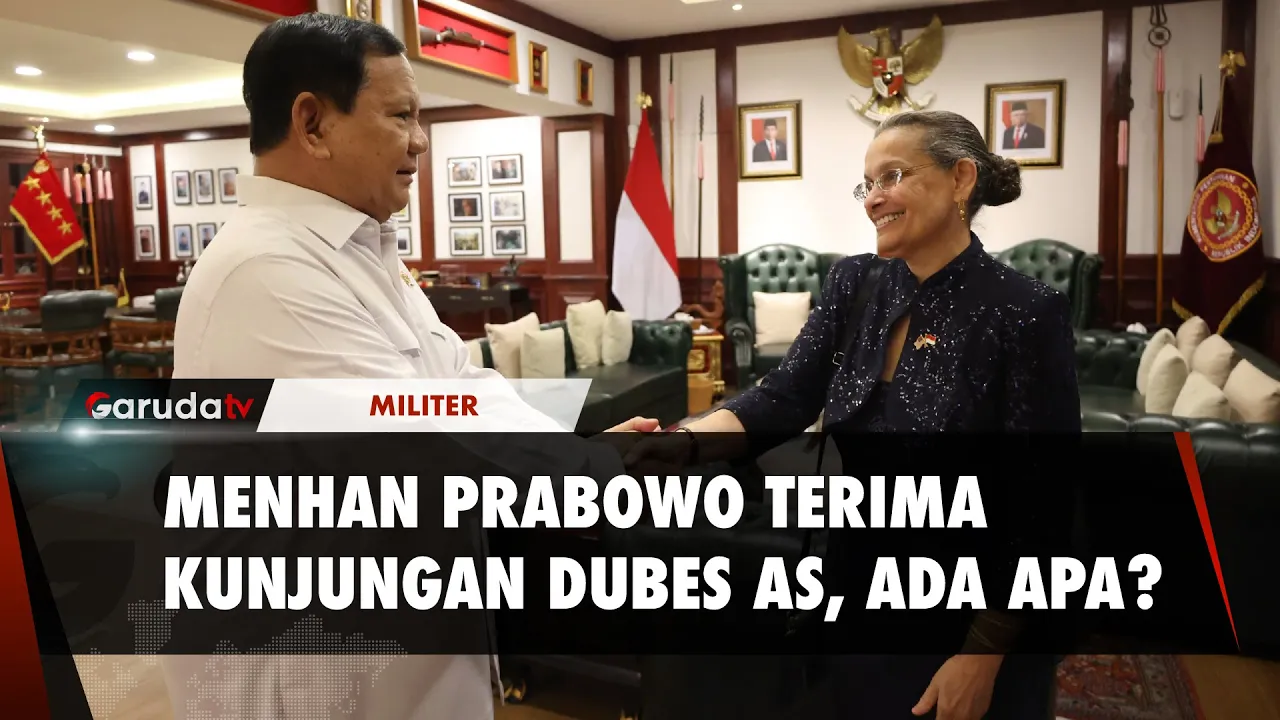 Momen Menhan RI Prabowo Subianto Jamu Kunjungan Dubes AS