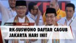 Pasangan RK-Suswono Daftar Cagub Jakarta Hari Ini