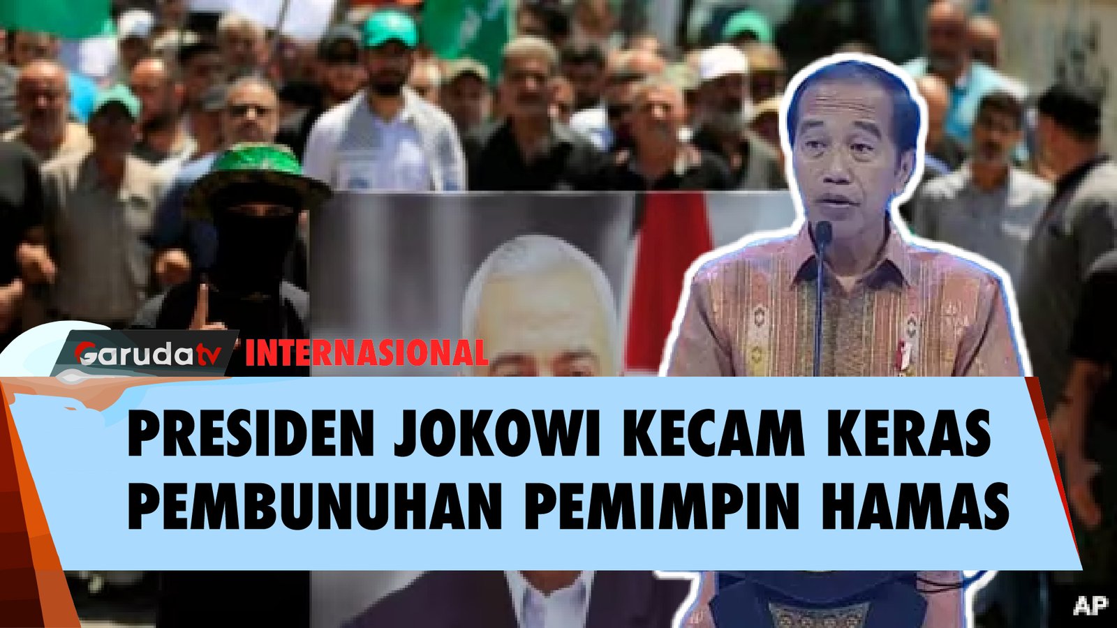 Tegas! Presiden Jokowi Kecam Keras P3mbunuh4n Pemimpin Hamas