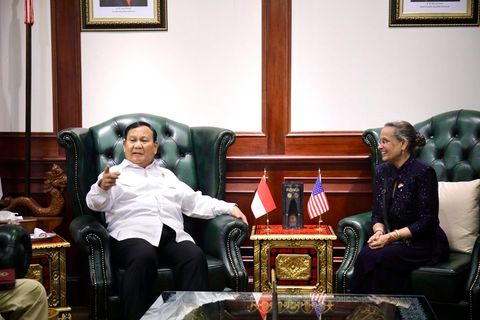 Perkuat Kemitraan Indonesia-AS, Dubes AS Temui Menhan Prabowo 3 Bangun Kemitraan Indonesia-AS, Dubes AS Temui Menhan Prabowo