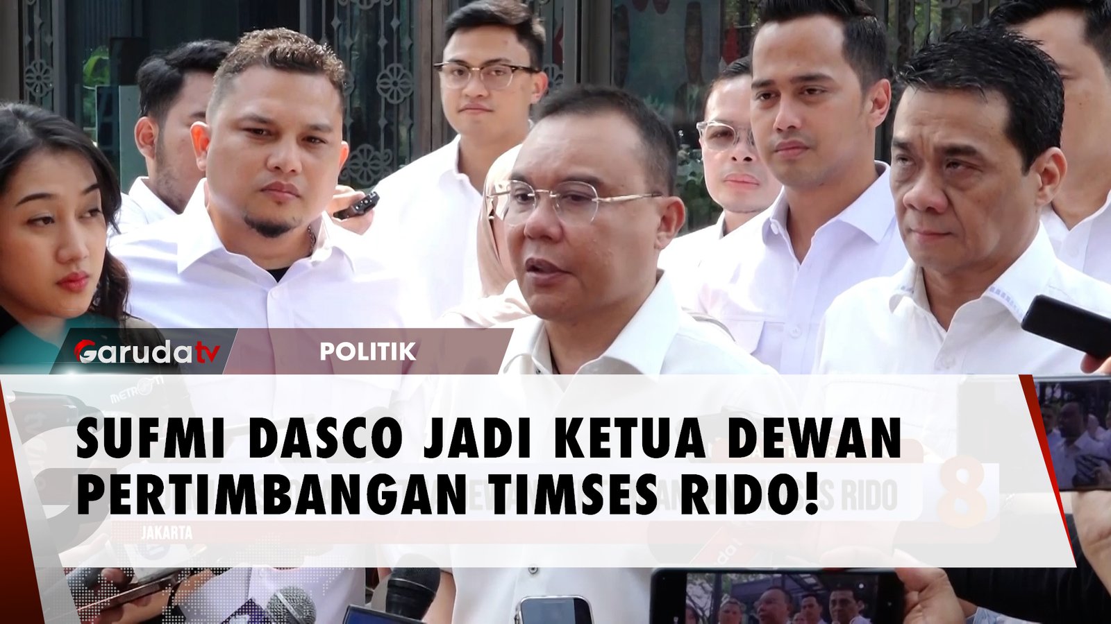 Sah! Sufmi Dasco Ahmad Dilantik Jadi Ketua Dewan Pertimbangan Timses Rido